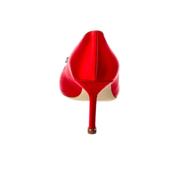 Manolo Blahnik Hangisi 70 Satin Pump - Picture 3 of 7